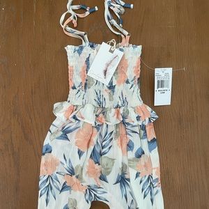 NWT Jessica Simpson Romper (elastic top/full pant)